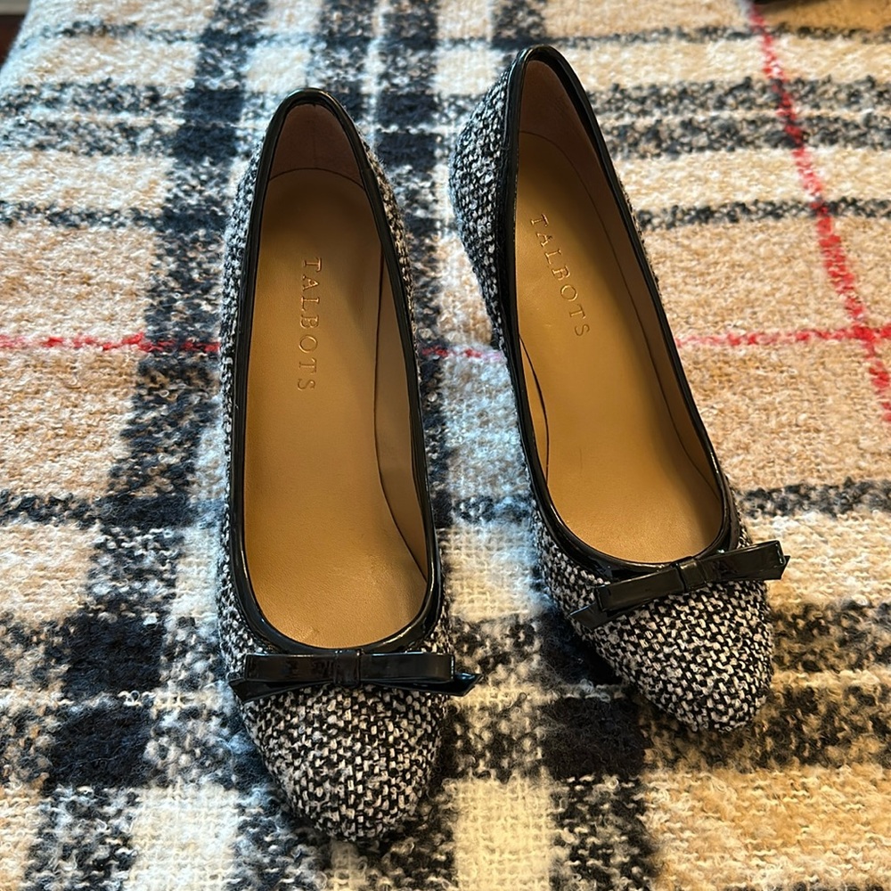 Talbots Tweed Winter Heels